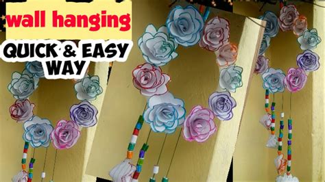 Handmade Wall Hanging Quick And Easy Wall Hanging Wall Hanging Youtube