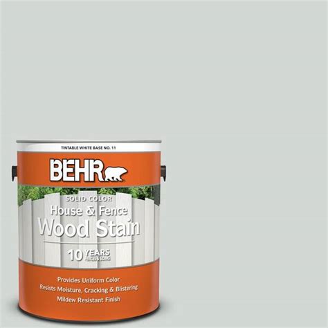 Behr Gal E Pensive Sky Solid Color House And Fence Exterior