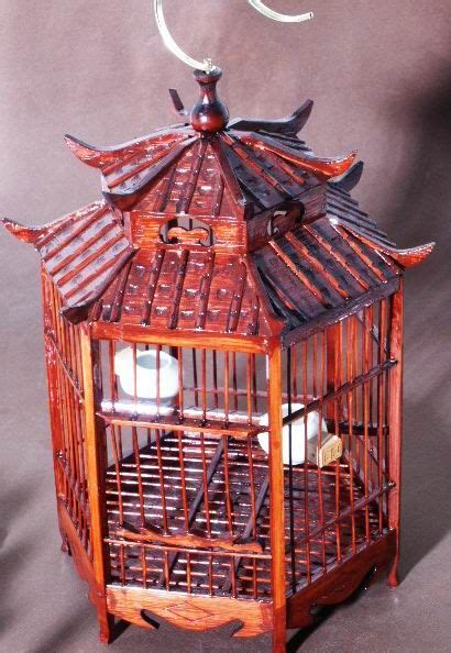 Chinese Bamboo Pagoda Cricket Cage Bird Cage Bird Cages Cage