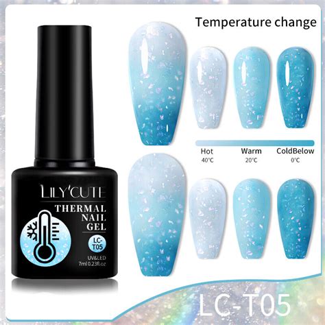 Lilycute Ml Thermal Gel Polish Temperature Color Changing Soak Off Uv