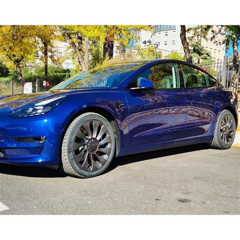 Tesla Model SSett Med 4 Uberturbine Replika Smidde Felger X 3 Og Y