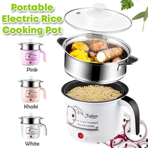 Modes L Electric Mini Cooking Pot Non Stick Coating Stainless Steel Hot Pot Multi Cooker