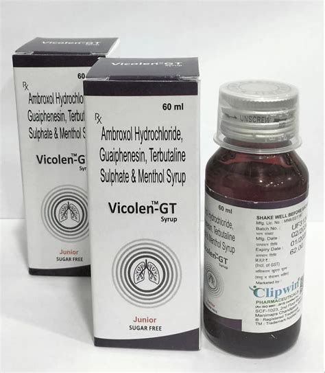 VICOLEN GT 60ML EACH 5ML CONTAINS SYRUP AMBROXOL 15 MG