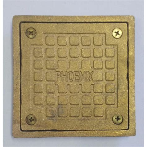 Phoenix Brass Clean Out Floor Drain 4 X 4 P 121 Shopee Philippines