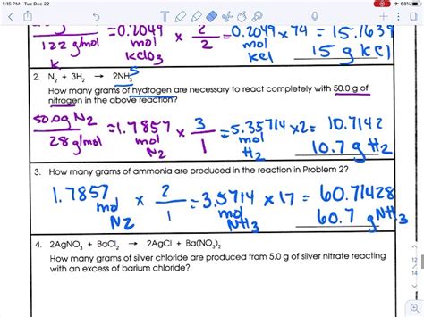 Free Printable Stoichiometry Worksheets Worksheets Library