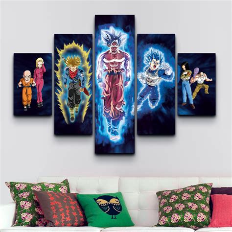 Super Dragon Ball Personajes 110 Cm X 70 Cm Cuadros Decorativos