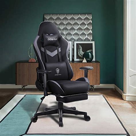 Dowinx Gaming Chair Breathable Fabric Office Chair With Massage Lumbar