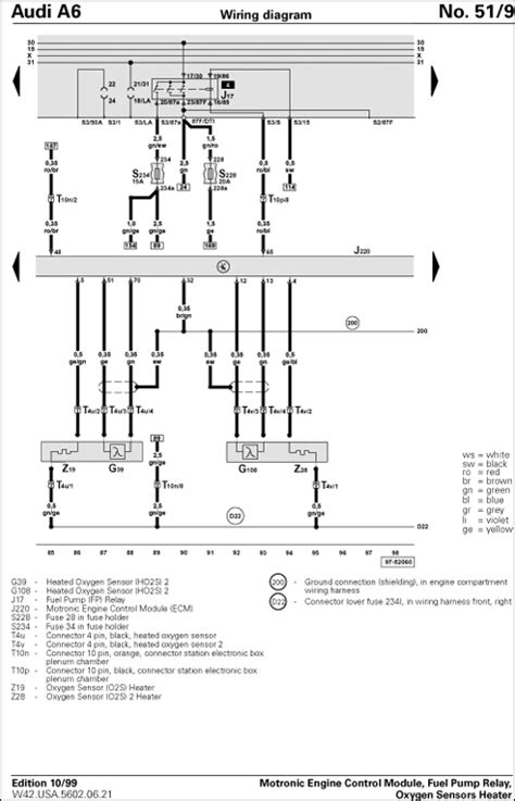 Audi A6 Electrical Wiring Manual 1998 2000 Bentley Publishers