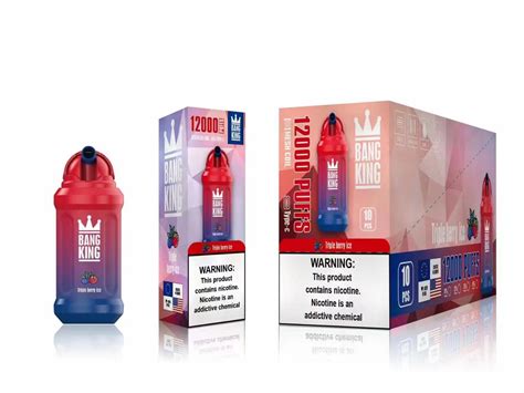 Bang King 12000 Puffs Disposable Vape 10 Medium Flavors 12000 Puffs