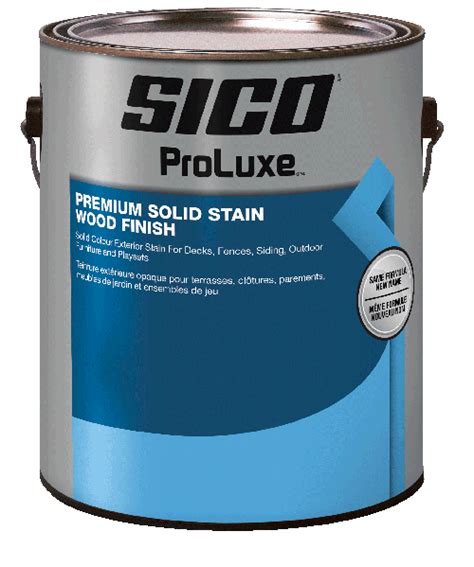 SICO ProLuxe PREMIUM SOLID STAIN WOOD FINISH Exclusive Paints