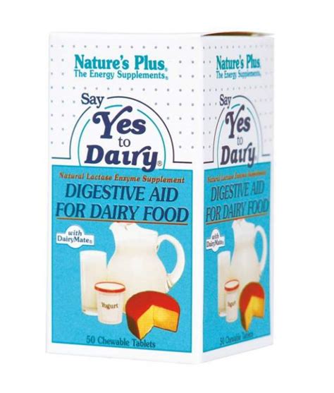 Nature S Plus Say Yes To Dairy 50 Chewable Tablets E Vitamina Gr