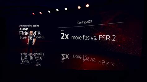 Amd Unveils Fsr With Fluid Motion Frame Technology Double The Fps In