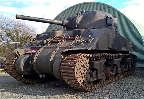 Surviving Sherman M4a4 Tank Used In The Film Fury