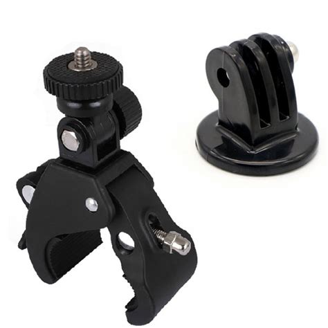 Sports Action Camera Bike Bicycle Handlebar Clamp Mount Tripod Adapter Mount For Gopro Hero 4