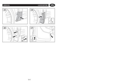 LR003324 Комплект брызговиков Jaguar Land Rover | Запчасти на DRIVE2