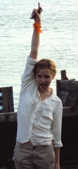 Emma Watson Harry Potter Star Slips Into A White Bikini