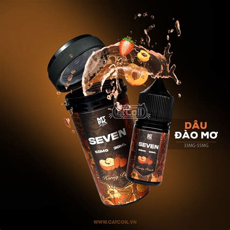MTFK Seven Horny Peach Salt 30ml Dâu đào mơ lạnh CatCoil Vape Store