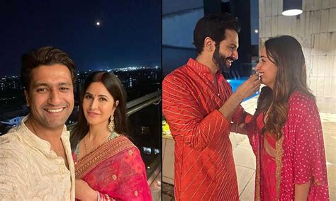 Karwa Chauth 2022 From Katrina Vicky To Varun Natasha Heres How Bollywood Couples Celebrated