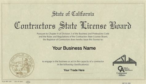 How To Get A Contractors License California Contractors License School