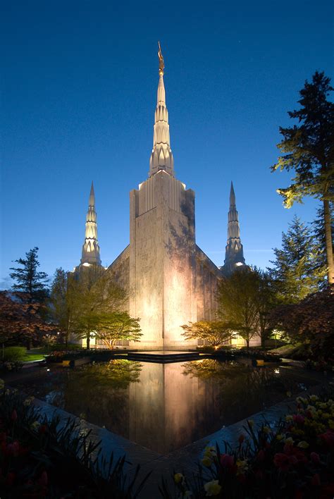 Portland Oregon Temple Photograph Gallery