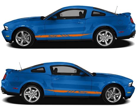 Ford mustang side stripes | Shelby decals | Car stickers Mustang