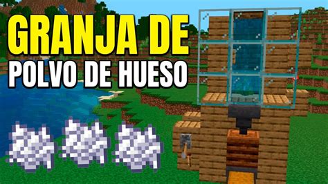 Granja De Polvo De Hueso En Minecraft Bedrock Youtube