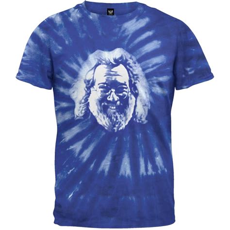 Jerry Garcia Jerry Garcia Blue Spiral Tie Dye T Shirt Medium