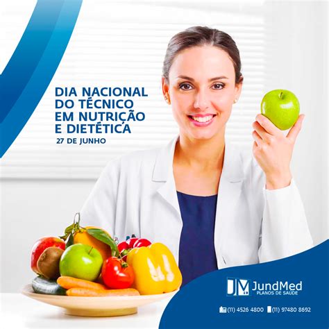 Dia nacional do técnico em nutrição e dietética em Jundiaí SP