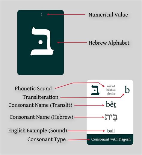 Biblical Hebrew Flashcards Alphabet Vowels Etsy In Phonetic