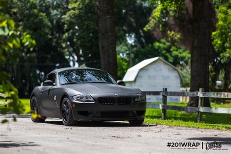 Bmw Z4m Matte Black Identity Design Flickr