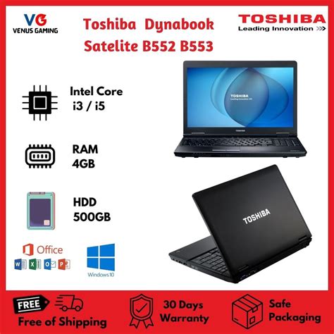 Jual Flash Sale Laptop Toshiba B552 B553 Core I5 I3 Hdd 500gb