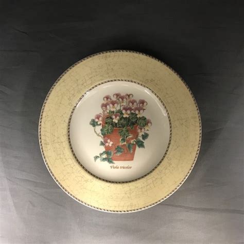 Wedgwood Sarah S Garden Salad Plate Yellow Echo S China