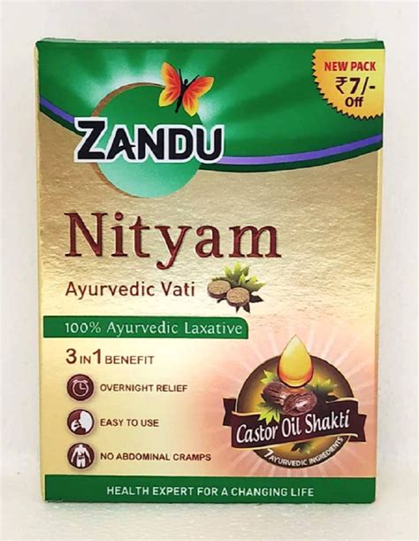 Zandu Nityam Tablet At Rs Box Ayurvedic Constipation Capsules