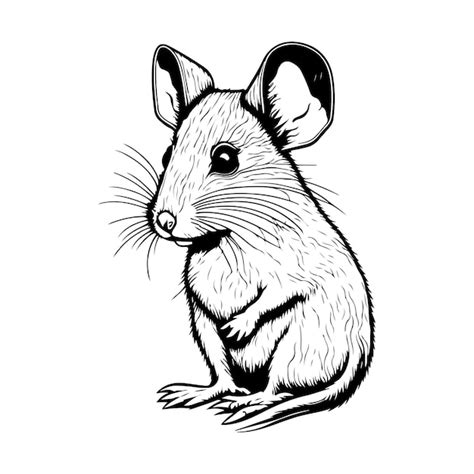 Premium Vector Illustration Of A Rat Rat Vector Outline Isolated On