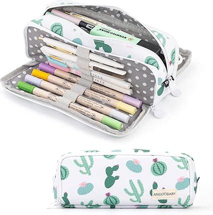 Amazon Angoobaby Large Pencil Case Big Capacity Compartments