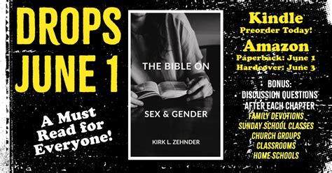 The Bible On Sex Gender Kirk S Journal