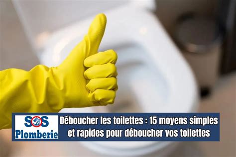 D Boucher Les Toilettes Moyens Simples Et Rapides Pour D Boucher