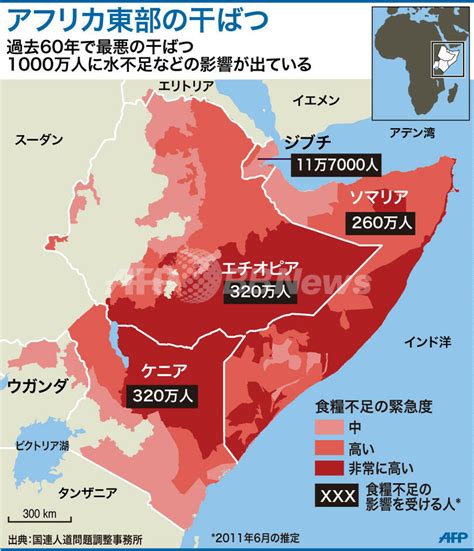 東アフリカ、過去60年で最悪の干ばつ 飢饉がせまる 写真1枚 国際ニュース：afpbb News