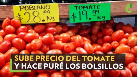 Sube precio del tomate y hace puré los bolsillos