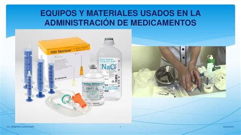 Equipos y materiales en la Administración de Medicamentos Brigitte MK