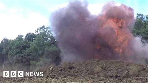 Uncovering The Unexploded Shells Of World War One Bbc News