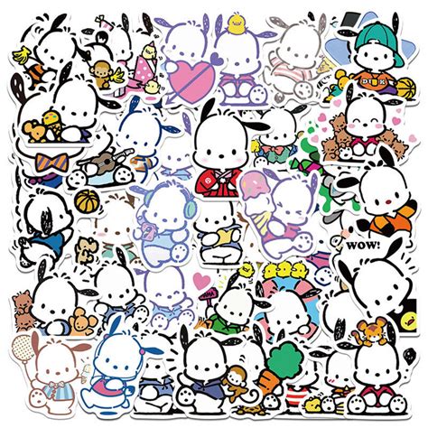 Pegatinas De Dibujos Animados Sanrio Pochacco Para Ni Os Y Ni As