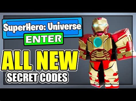 SuperHero Universe JULY CODES UPDATE ALL NEW ROBLOX SuperHero