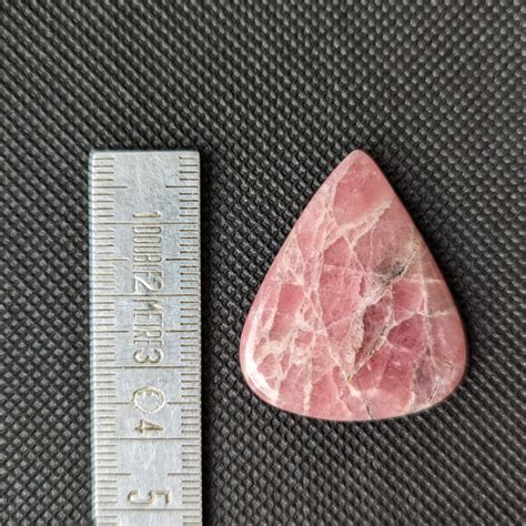 Cabochon En Pierre De Rhodochrosite Pour Cr Ation Micro Macram