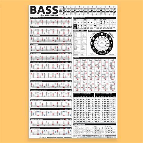 Bass Wall Chart : Bass