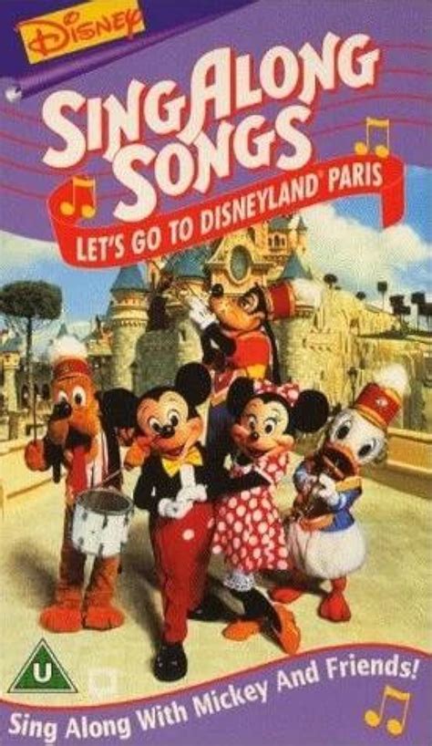 Disney Sing Along Songs Lets Go To Disneyland Paris Video 1993 Imdb