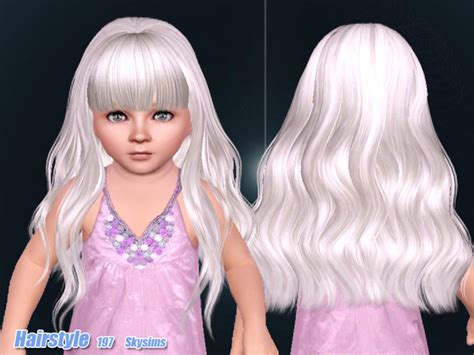 The Sims Resource Skysims Hair Toddler 197