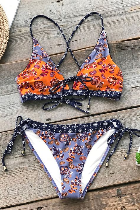 Sommer Paisley Bikini Anzug Cupshe Deutschland