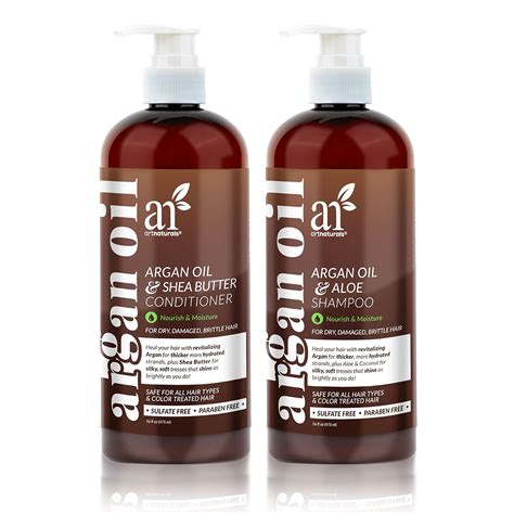 Amazon.com : ArtNaturals Organic Moroccan Argan Oil Shampoo and ...
