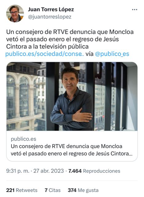 Censura en RTVE Salvador López Arnal